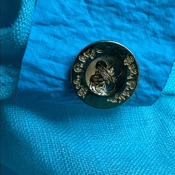 Lilly Pulitzer (2) BUNDLE Vibrant Teal Pink 100% Linen Sarasota Tunics Size S - Picture 9 of 16